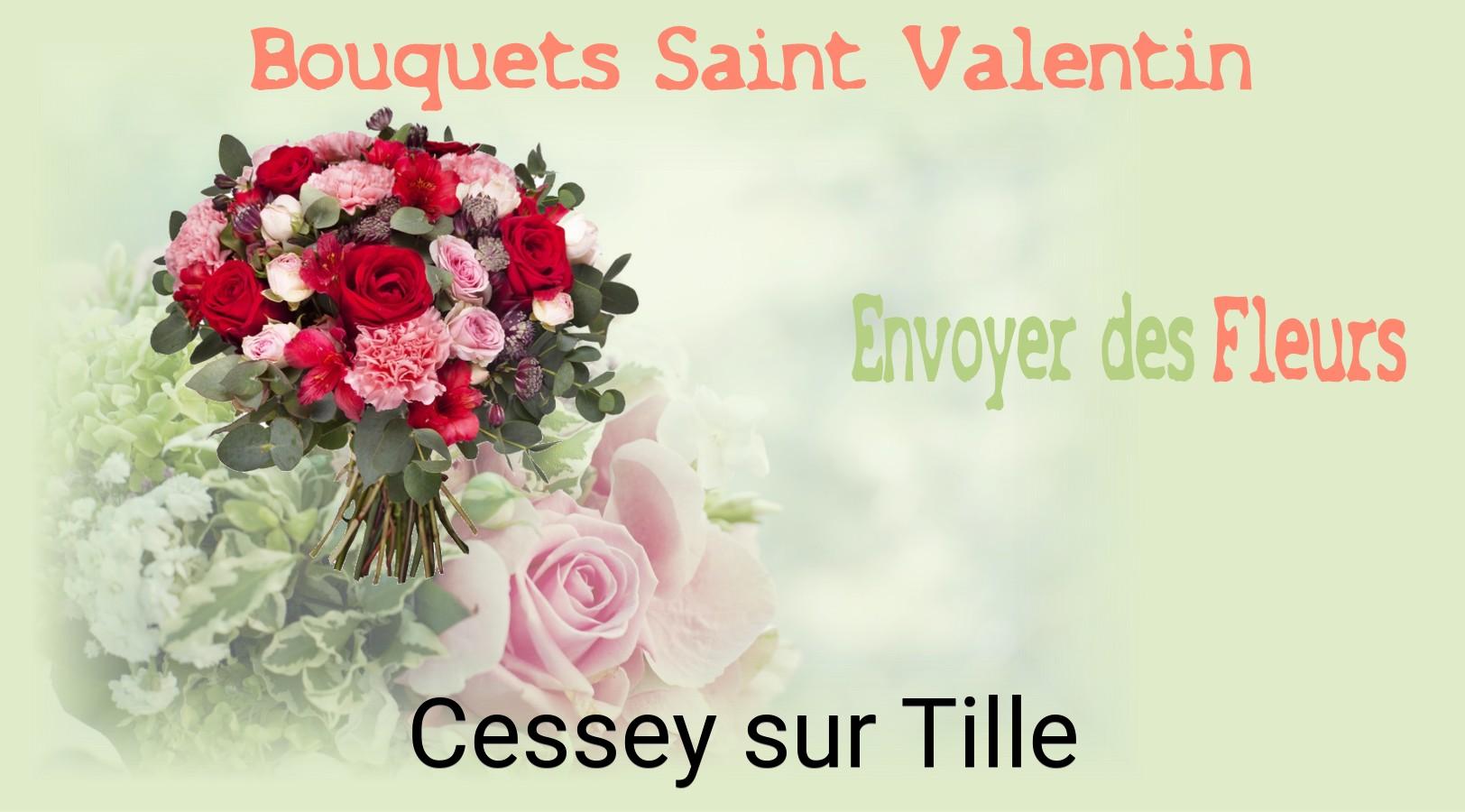 Roses de Saint-Valentin livrées à Cessey-sur-Tille